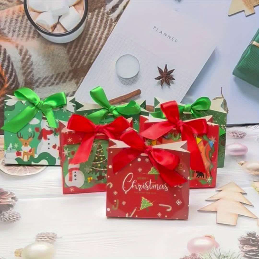 Christmas Gift Boxes Items Christmas Quantity 6 Styles - 24 Pieces
