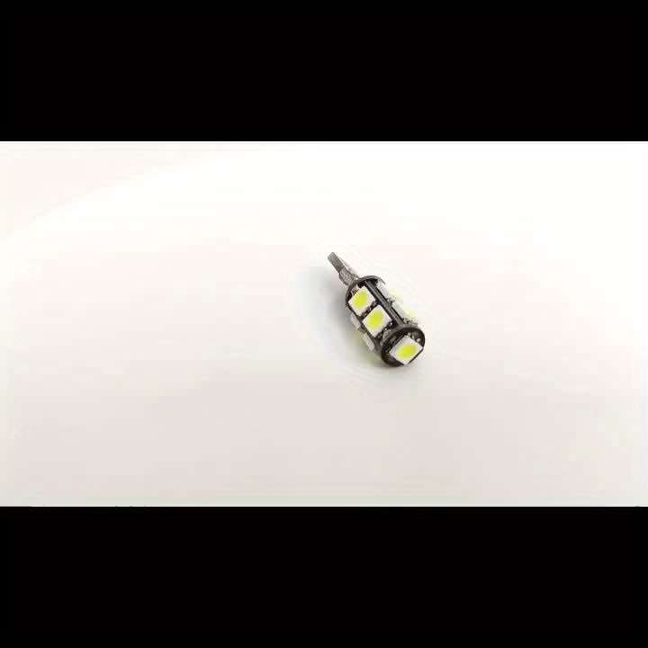 Two LED car turn signal lights T10 W5W with decoding high-brightness bulbs featuring