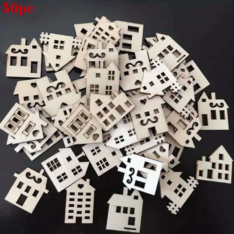 3D House Model Ornaments Quantity 50Pcs1Setmixed Loading
