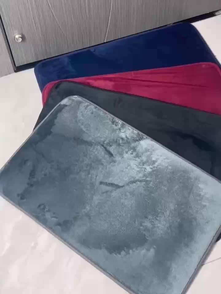 Floor Mats Color Grey Size 40X60Cm