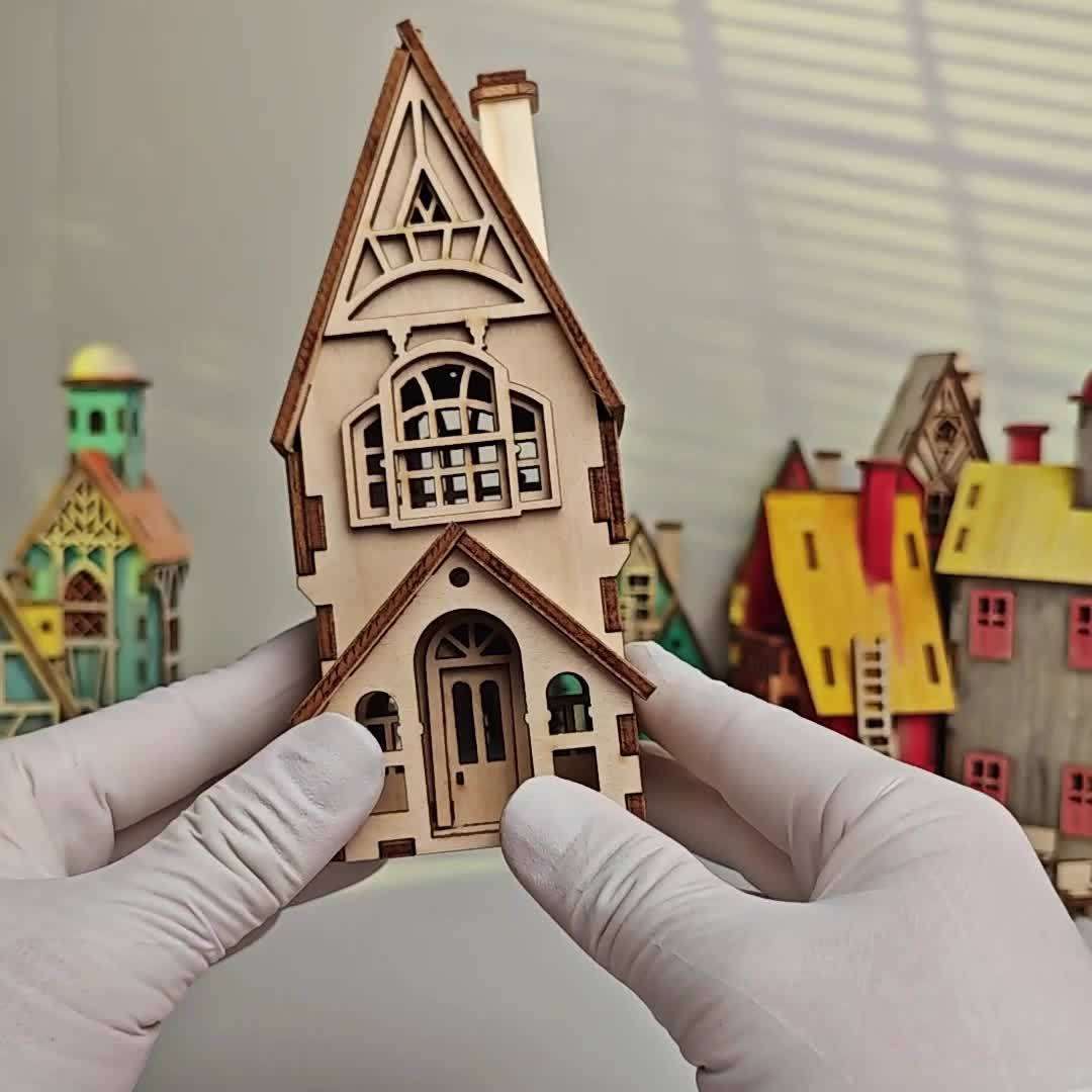 3D Building Model Puzzle Set
