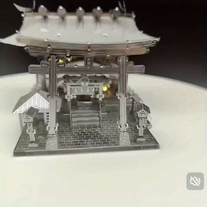 3D Building Model Puzzle Set Style Ly Castle