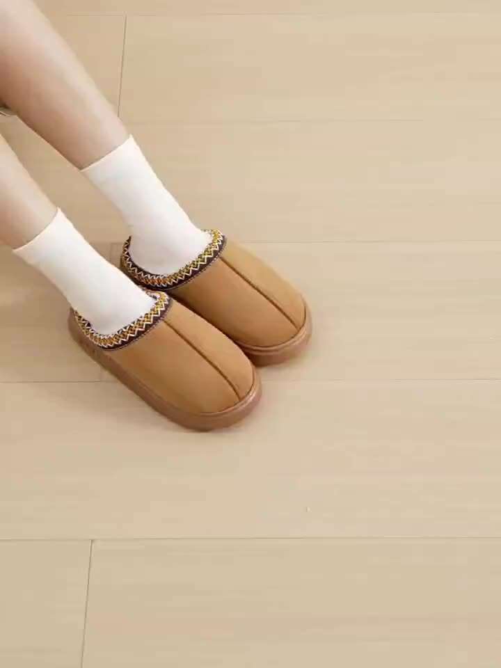 Cotton Slippers Color Grey Sizeuk 3.5-4