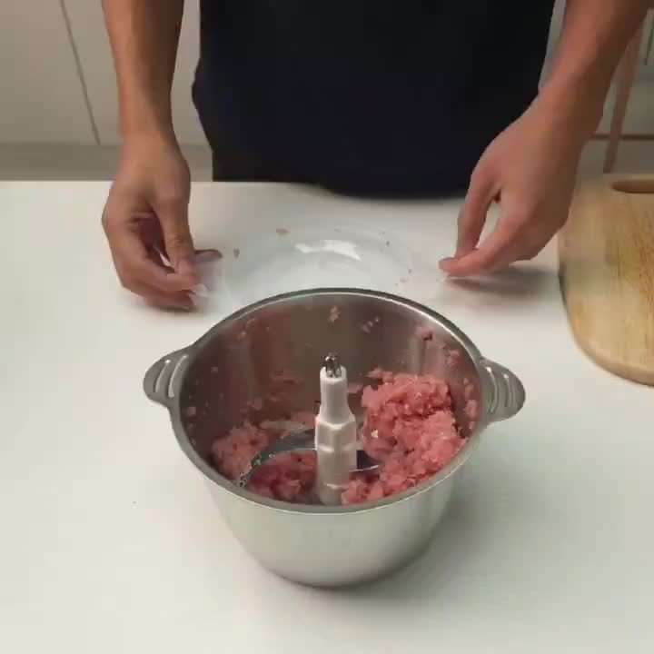 Modern Electric Meat Mincer Grinding Kit Spice Mill Usb