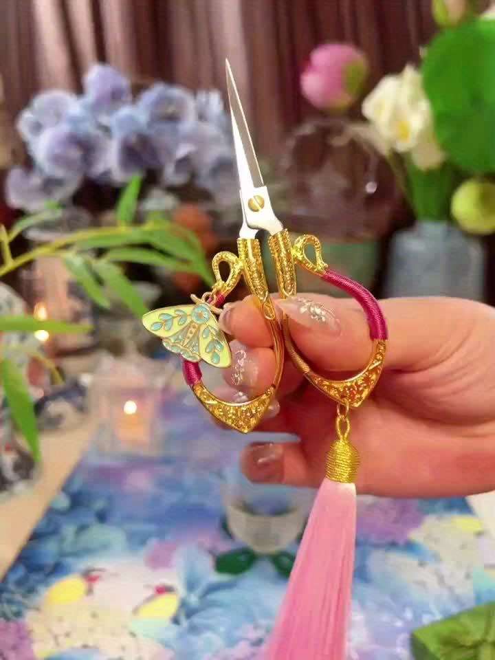 Scissors Items Scissors And Gift Box