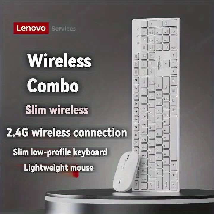 Ultra-Thin Wireless Keyboard And Mouse Set