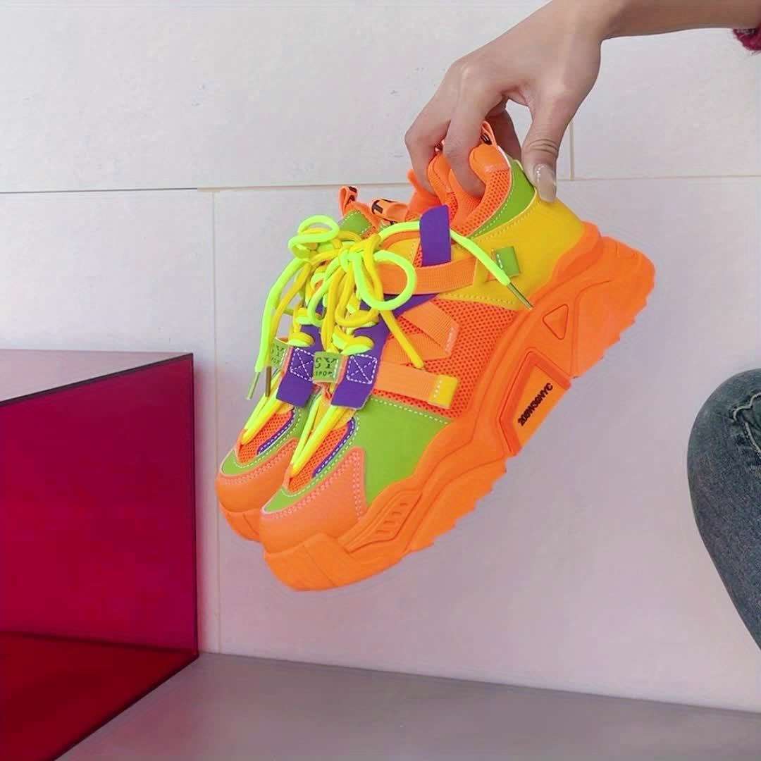 Women S Sneakers Color Orange Sizeuk 5.5