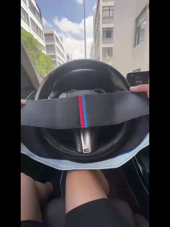 Car Steering Wheel Cover Tangerine