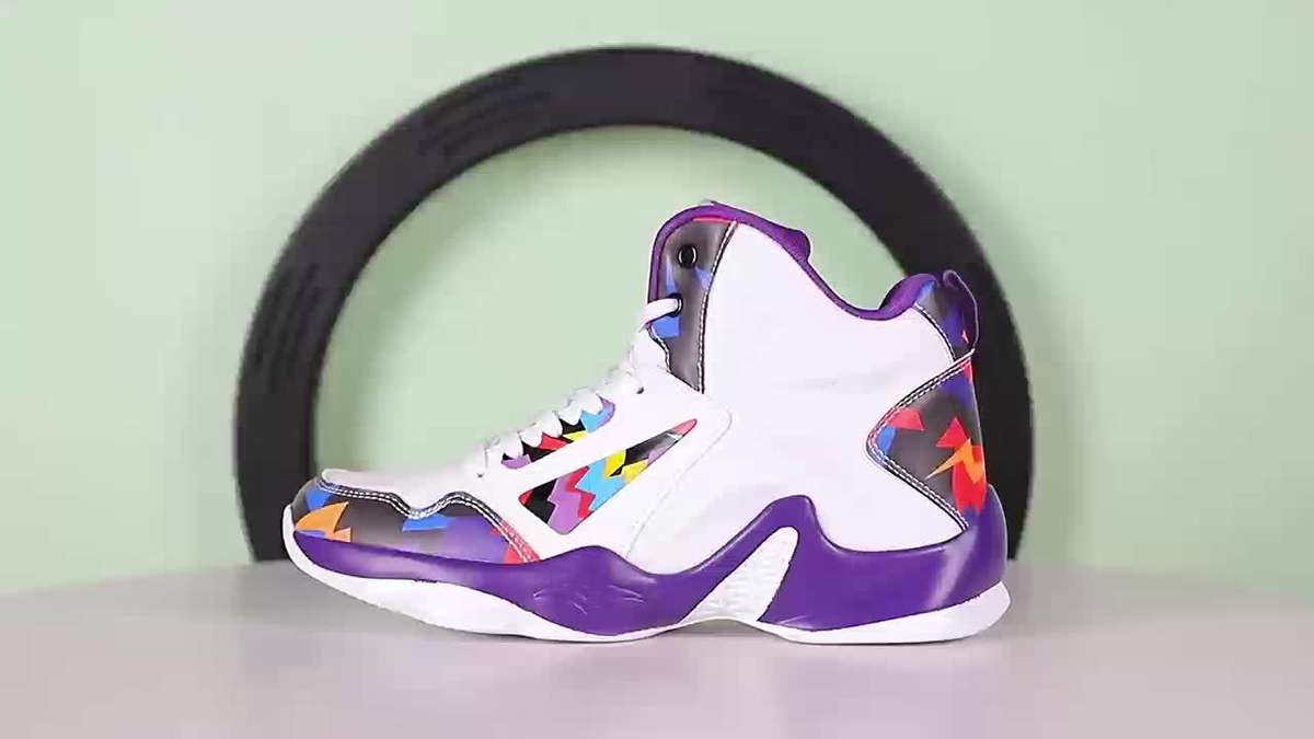 Basketball Shoes Color 8711 White Sizeuk 7.5