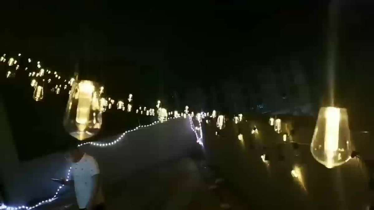String Lights Color Warm Color Size10.7Meter 30 Bulbs  8 Modes