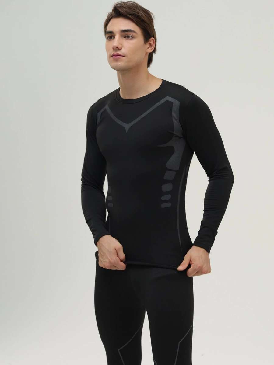 Thermal Underwear Color Black Sizexxl