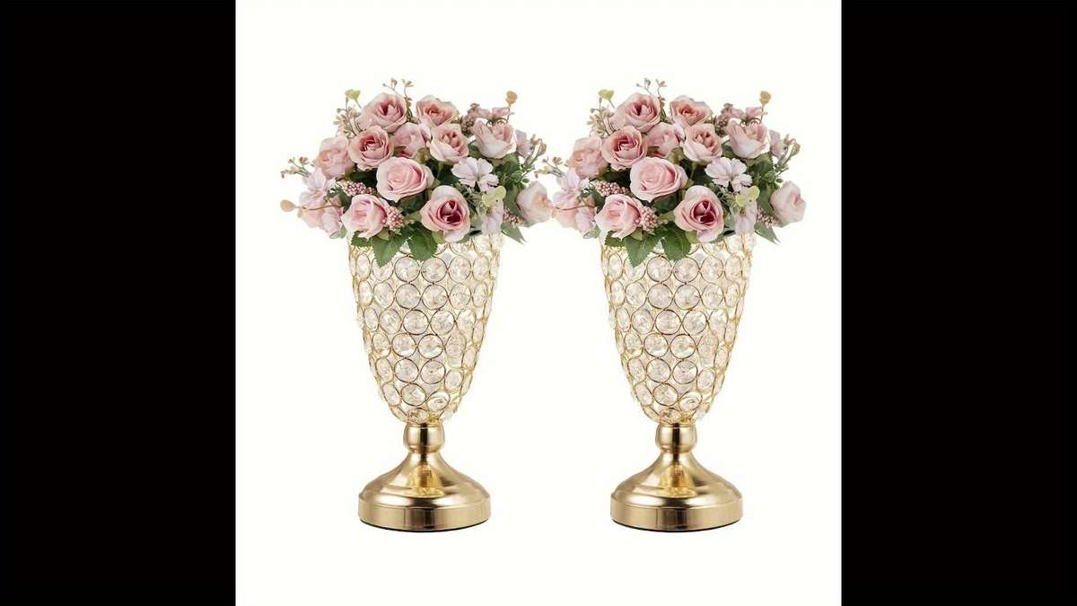 Wedding Supplies Color Golden X 2Pcs