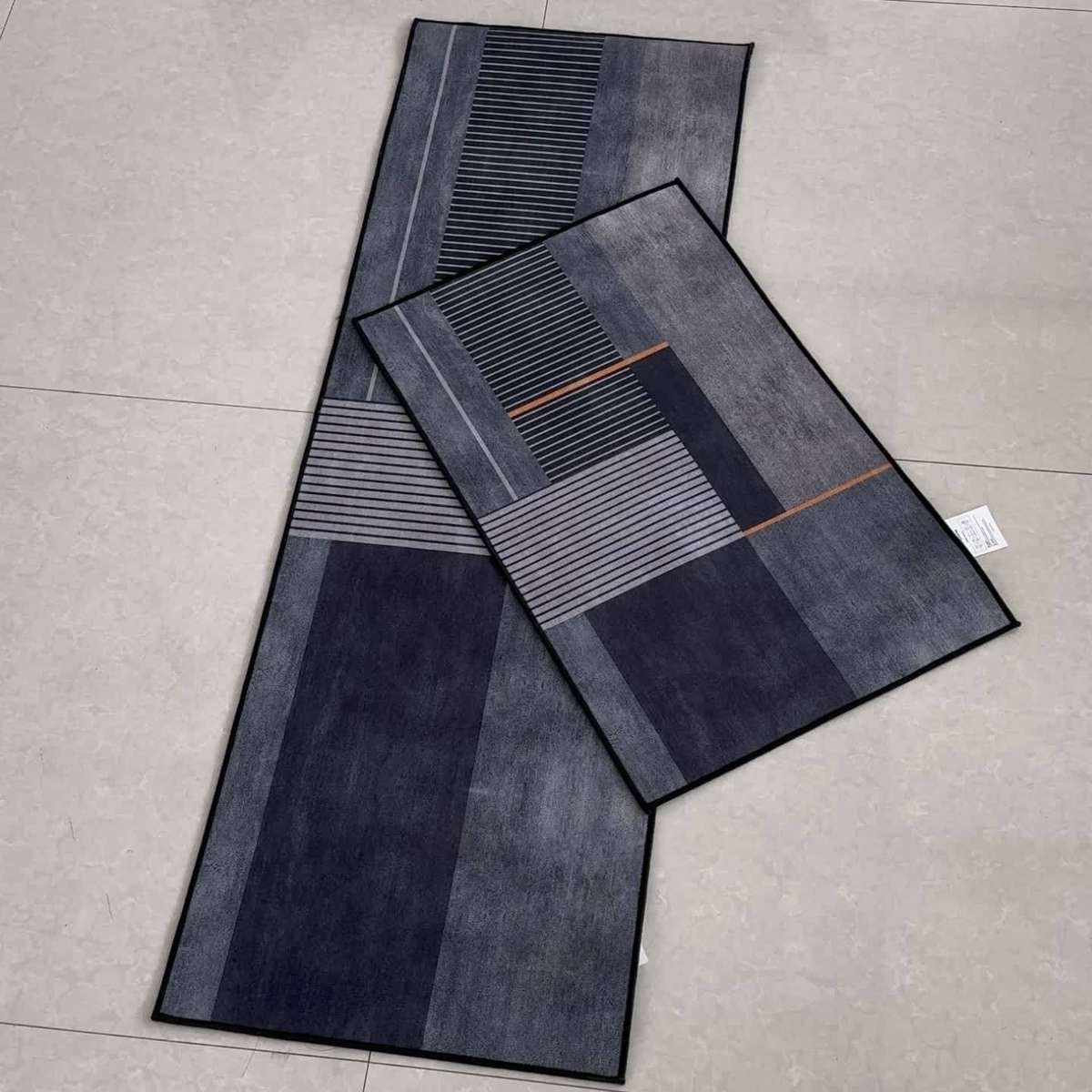 Floor Mats Size 40X60Cm Style Light Luxury Geometry