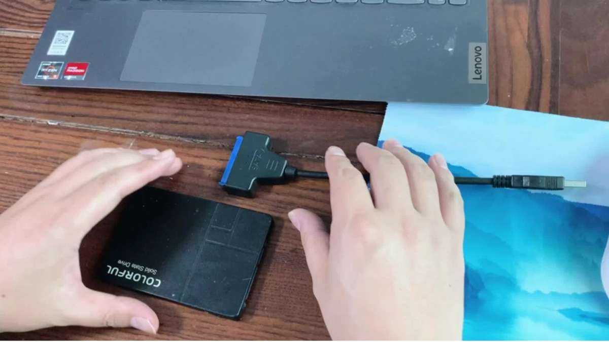 1 x Uasp Compatible Hi-Speed Usb 3.0 To Sata Iii Adapter Cable