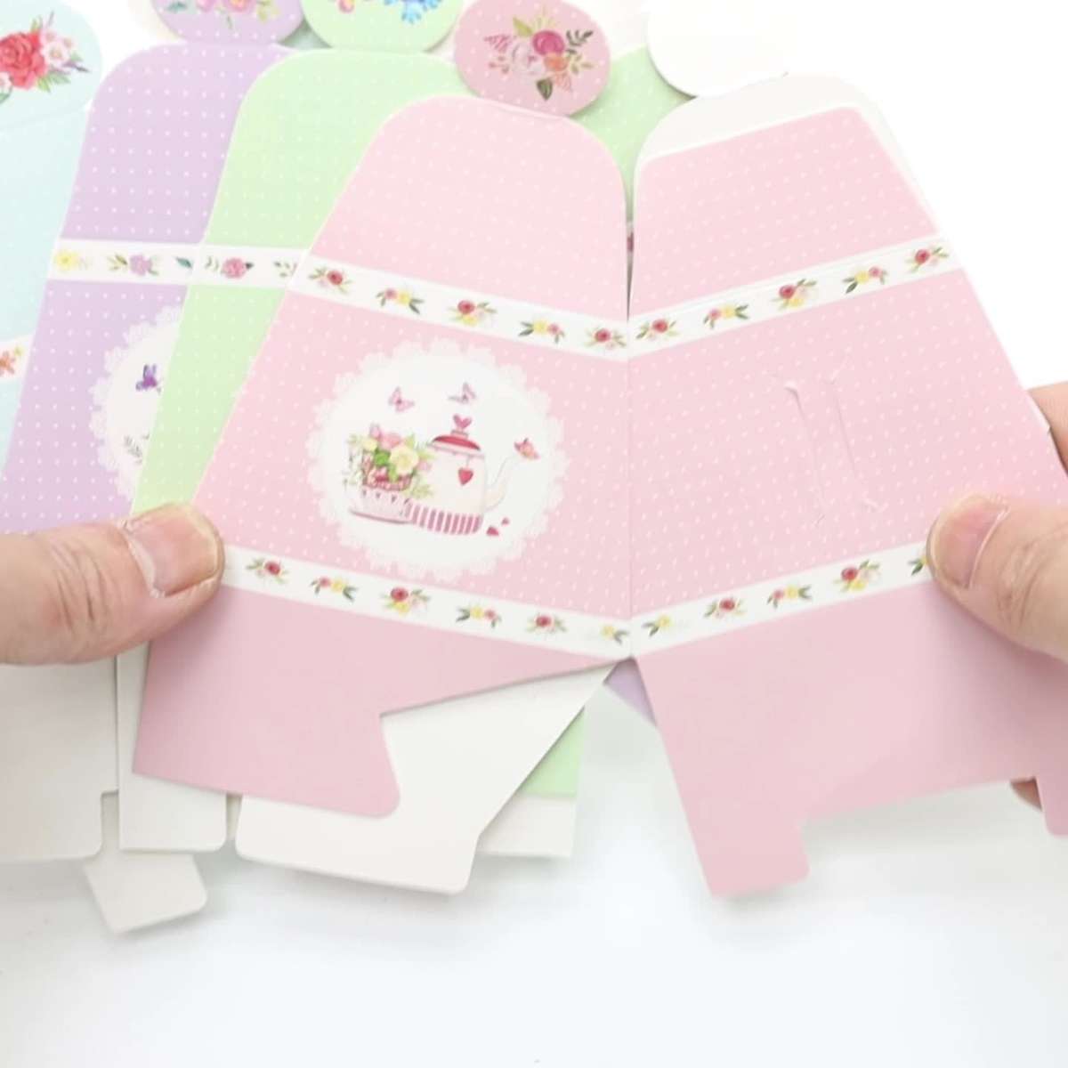 Christmas Gift Boxes Color Mix-12Pcs Size 8.5X8.5X6Cm