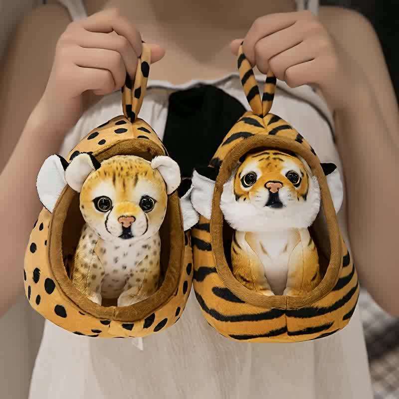 Plush Toys Color Yellow Leopard Size 22.86Cm