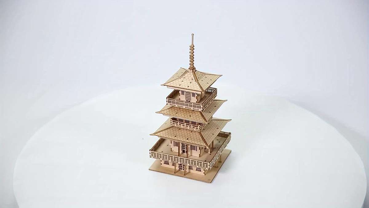 3D Building Model Puzzle Set Model Ck810