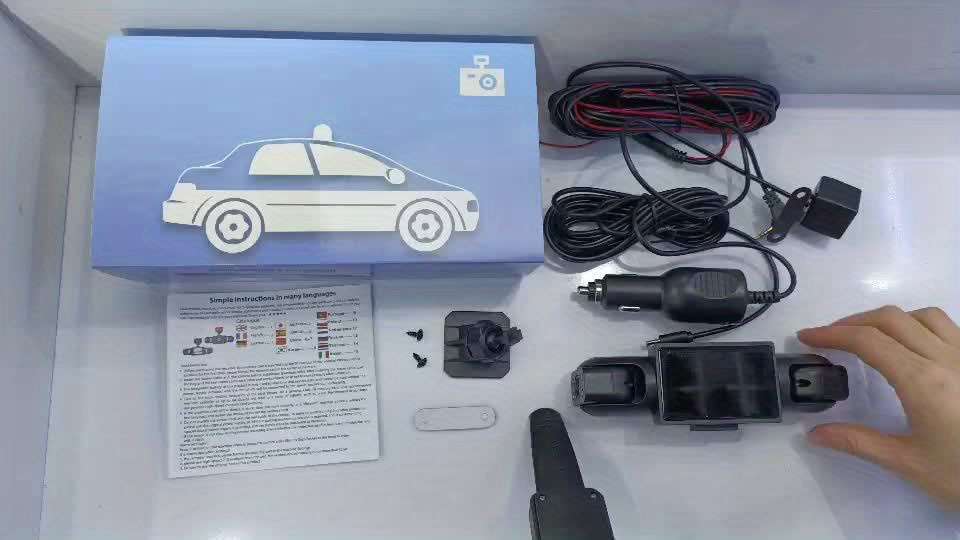 Superior Exclusive Quad Channel Dash Cam Panoramic View Front Rear Built In