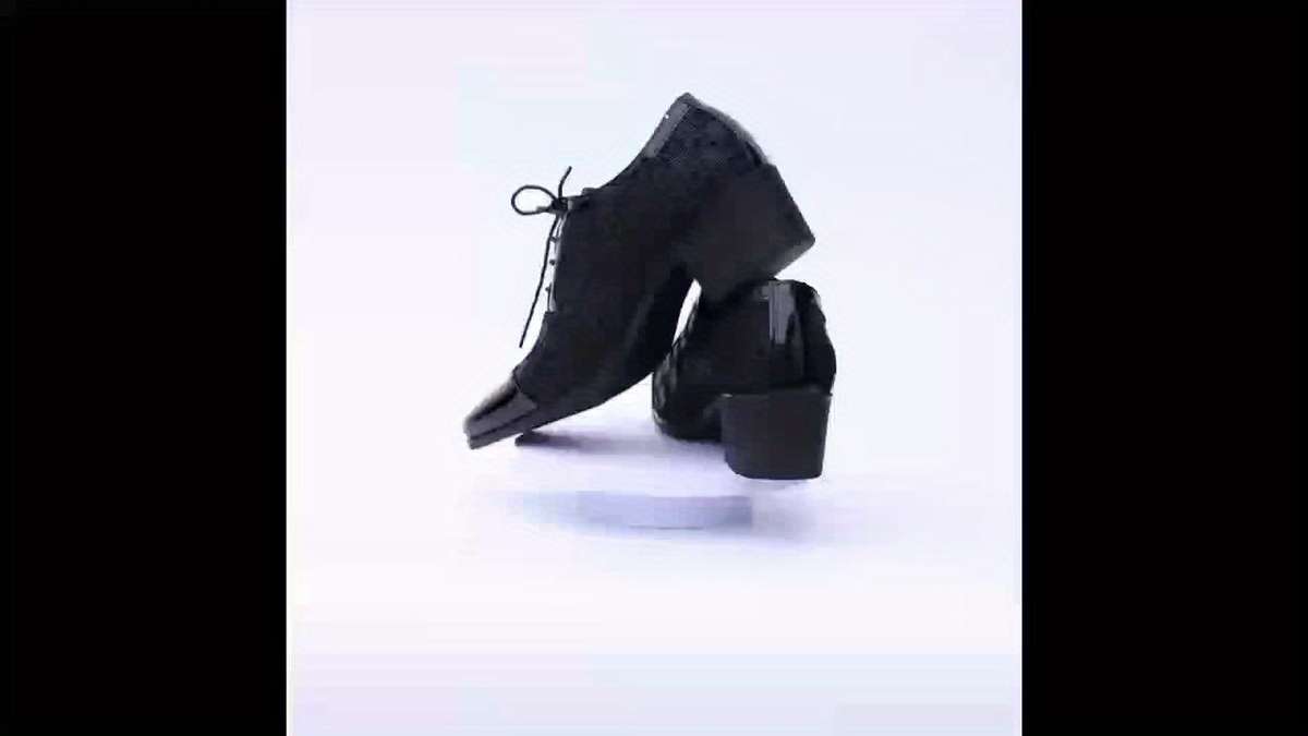 Mens Leather Shoes Color Black Sizeuk 7