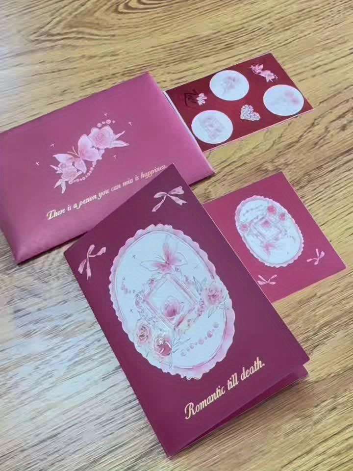 Greeting Cards Color Red