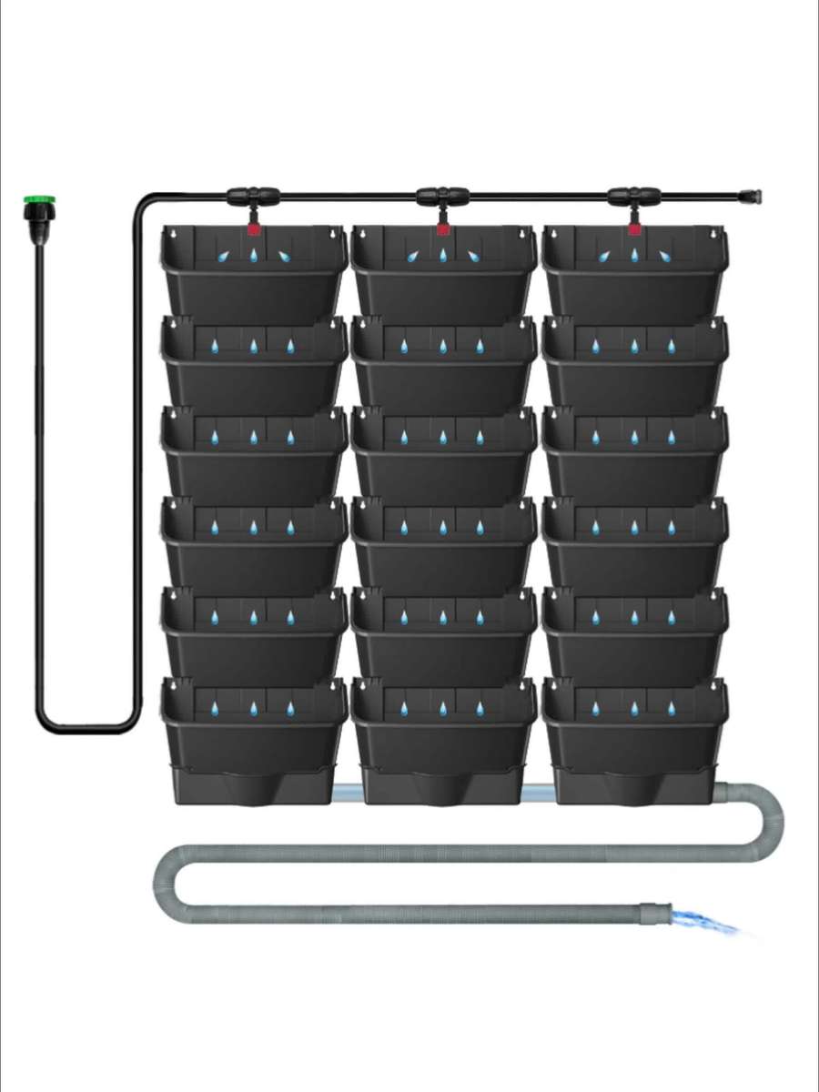 Flowerpot Color Black