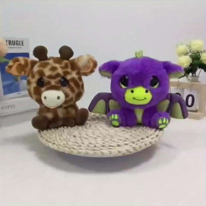 Plush Toyss color Purple Add Brown