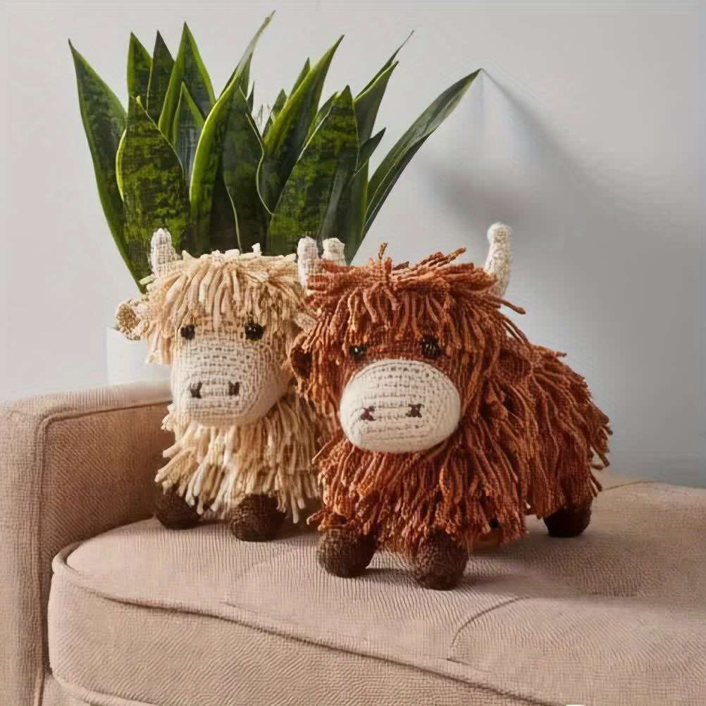 Plush Toyss Style Highland Cattle
