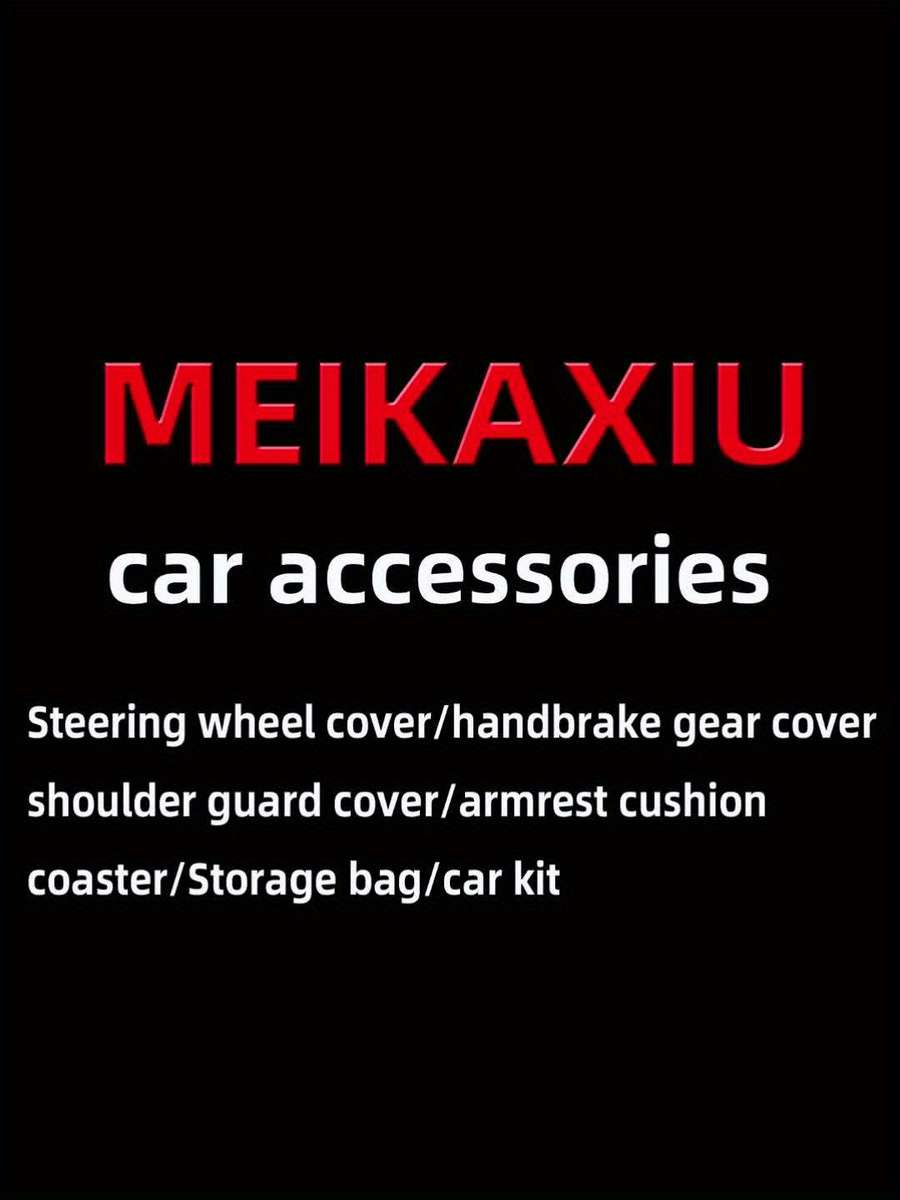 Car Steering Wheel Cover Black