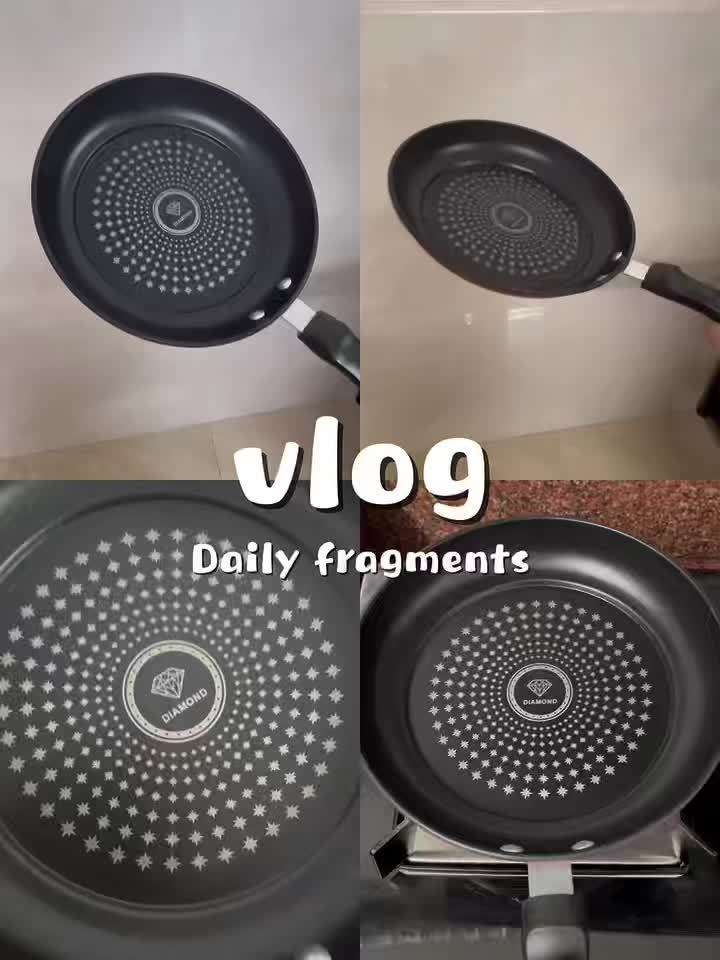 Frying Pan Color 9.5Inch Green Panwithout Lid