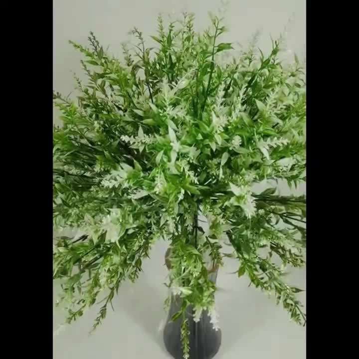Simulated Flower Quantity 2Set Lavender With Ground Spikeswhite