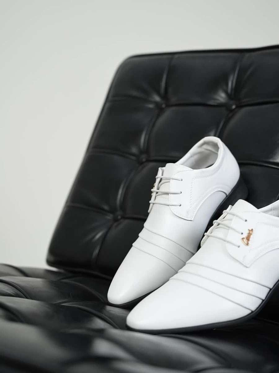 Mens Leather Shoes Color White Sizeuk 7