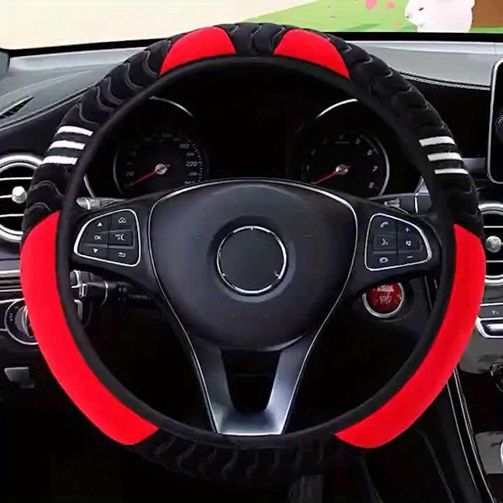 Car Steering Wheel Cover Gray Quantity  /Set