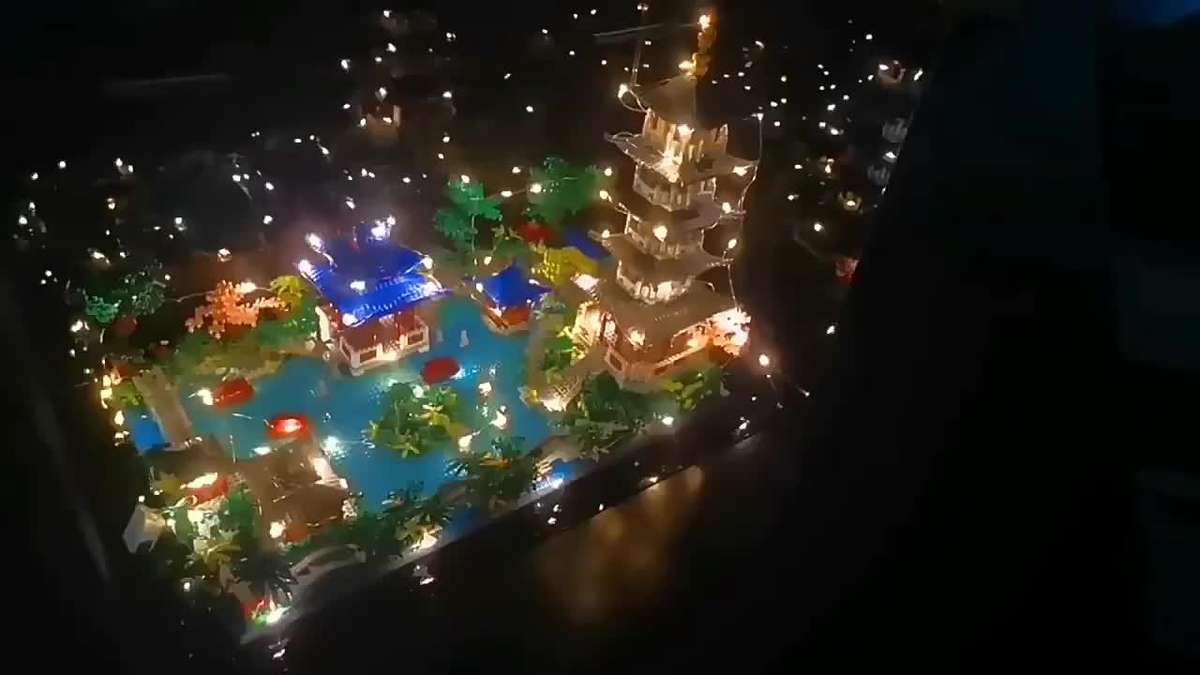 3D Building Model Puzzle Set