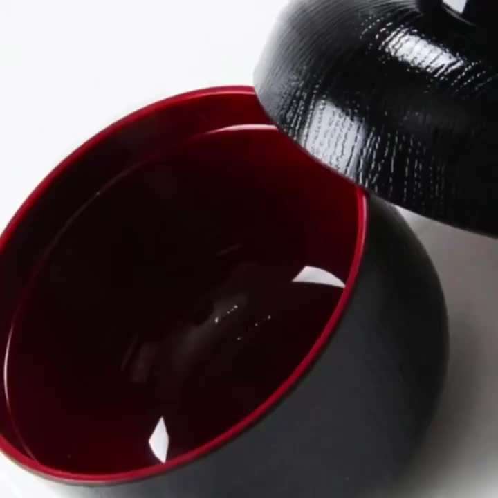 Bowl Style Red And Black Bowl