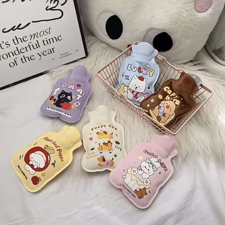 Hot Water Bottle Thickened Bag Random Style 2Pack