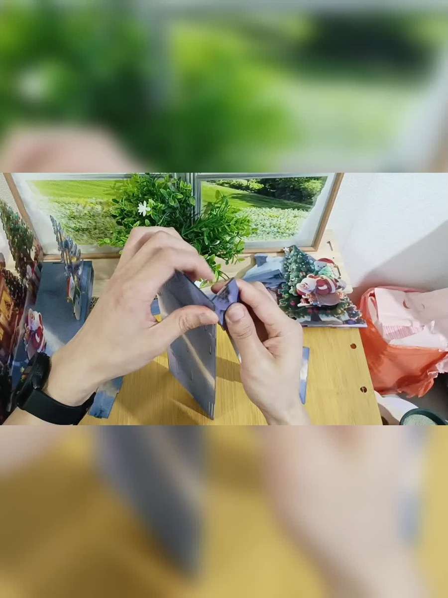 Building Toy Architectural Model Toy Set Model Christmas Ornaments