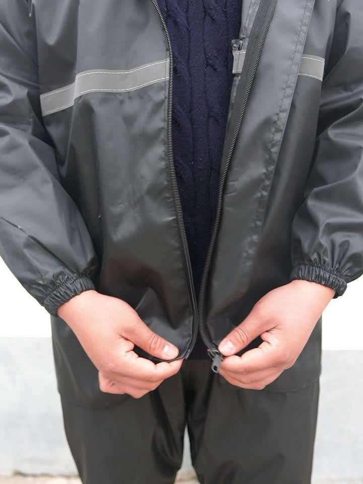Raincoat Black Size Uk S