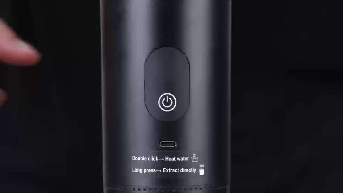 Upgrade Edition Portable Espresso Machine With Digital Display And Stand Type