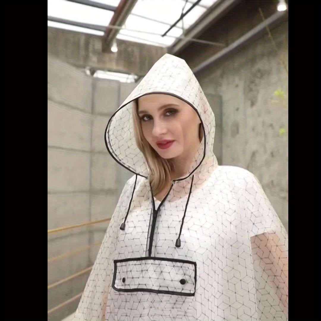 Raincoat White Size Asian Onesize
