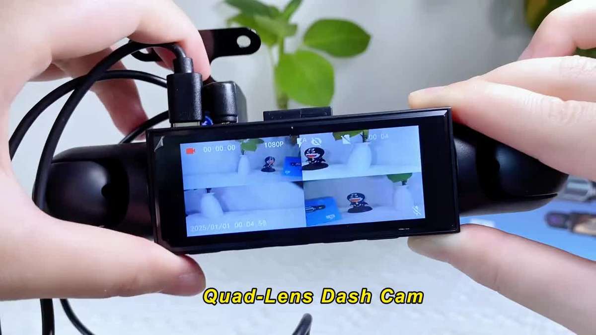 Dashcam Storage 4 Lenses Without Memory Card