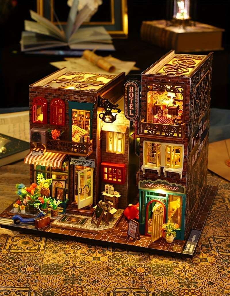 3D House Puzzle Model Items Diy Cabin