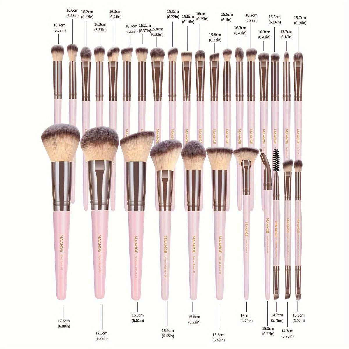 Makeup Brush Set Color Black 1