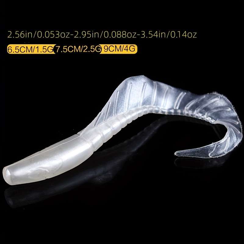 10pcs 9cm Biomimetic Curlee Soft Bait Outdoor Fishing Gear Supplies