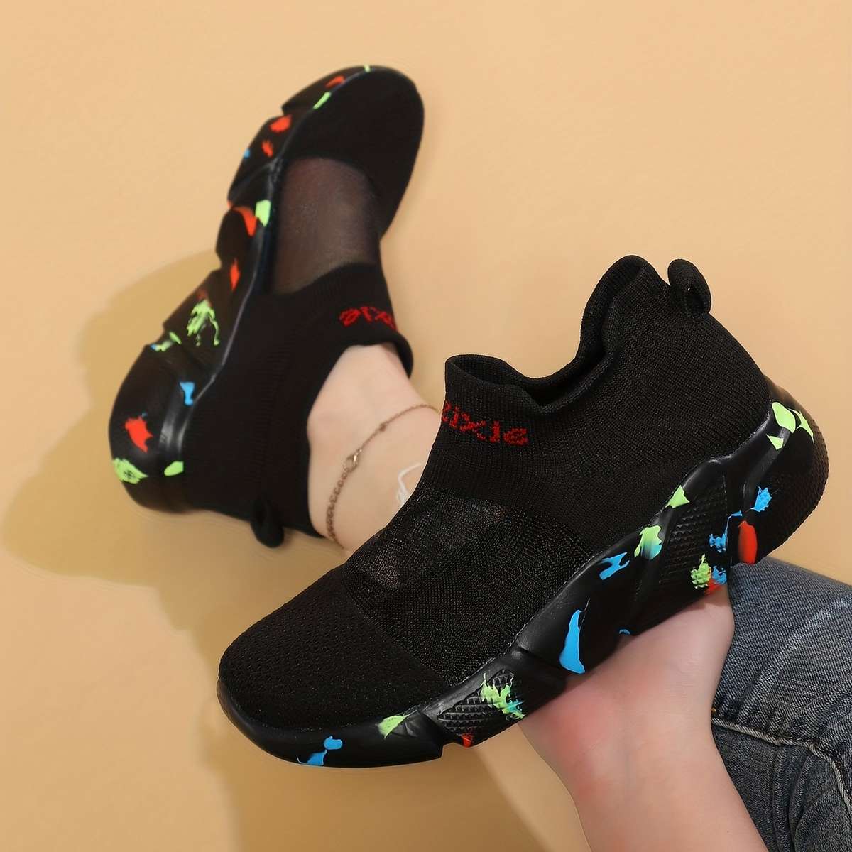 Women S Sneakers Color Black Sizeuk 5.5