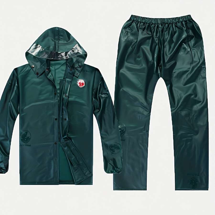 Raincoat Green Size M
