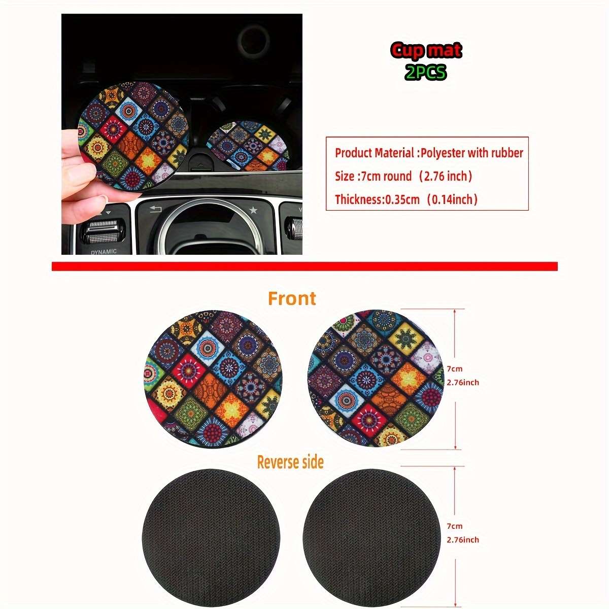 Car Steering Wheel Cover 7Pcs