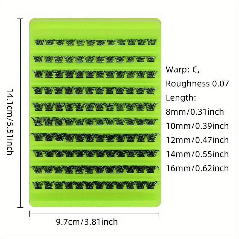 False Eyelashes Quantity 10 Rows Of 120