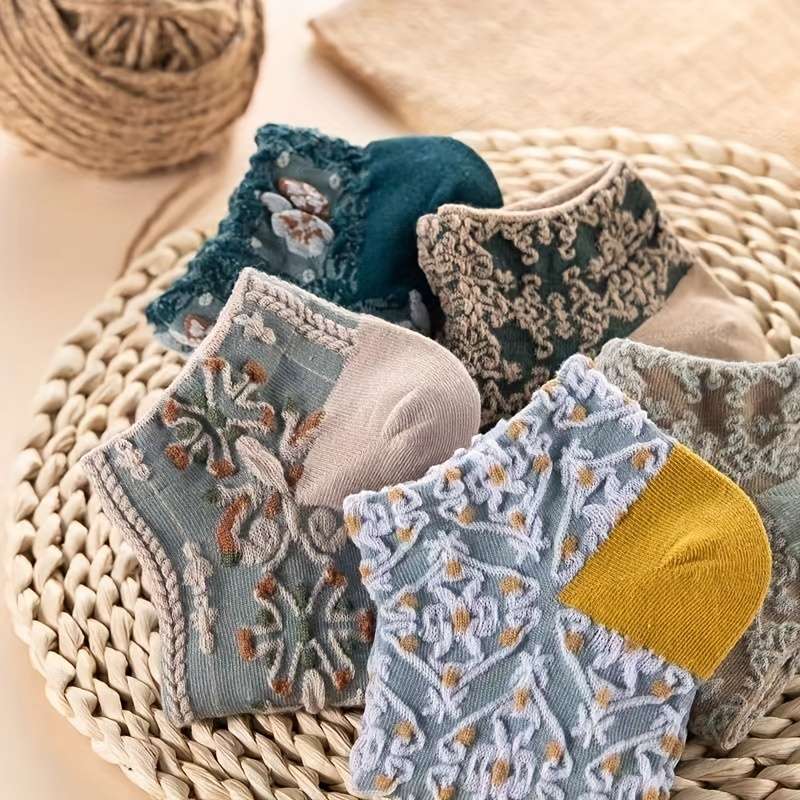 Women S Socks Items Mixed Color 5 Pairs