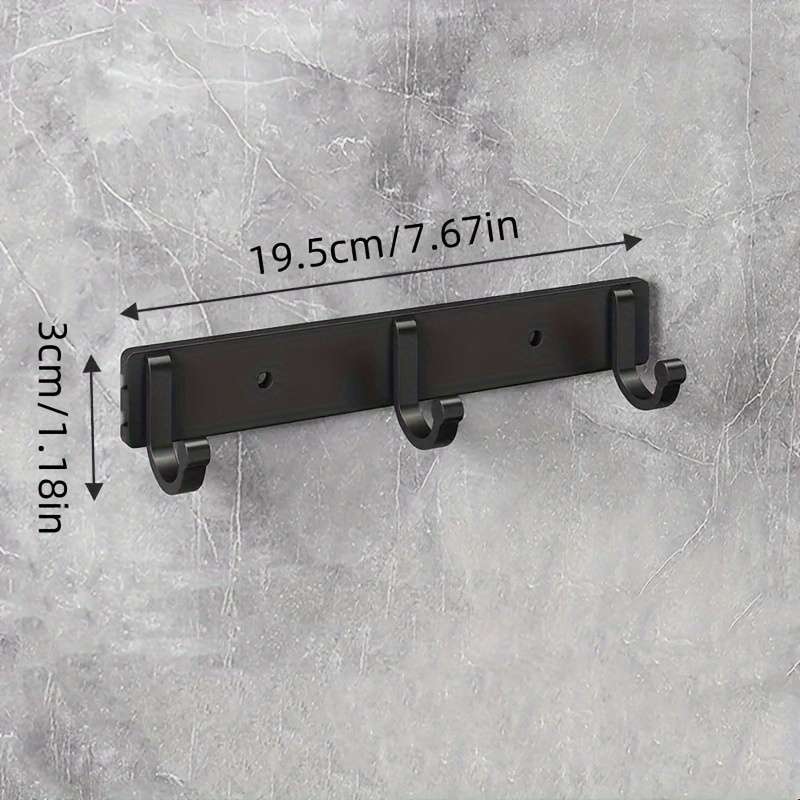 Bathroom Storage Rack Size 2Pc 6 Hooks