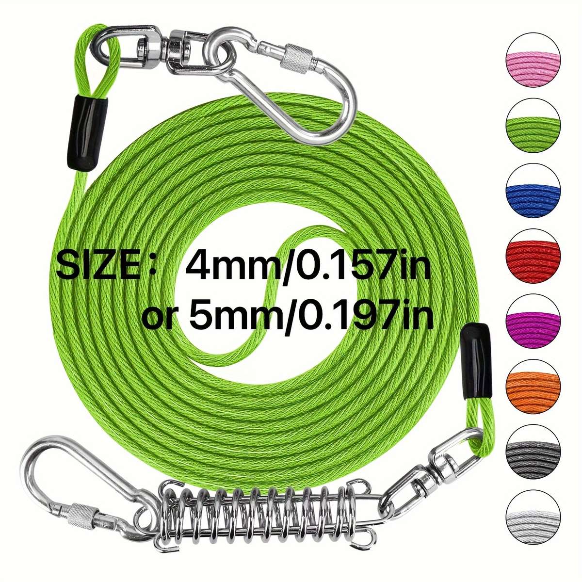 Dog Leash Color Red Size 6Ft